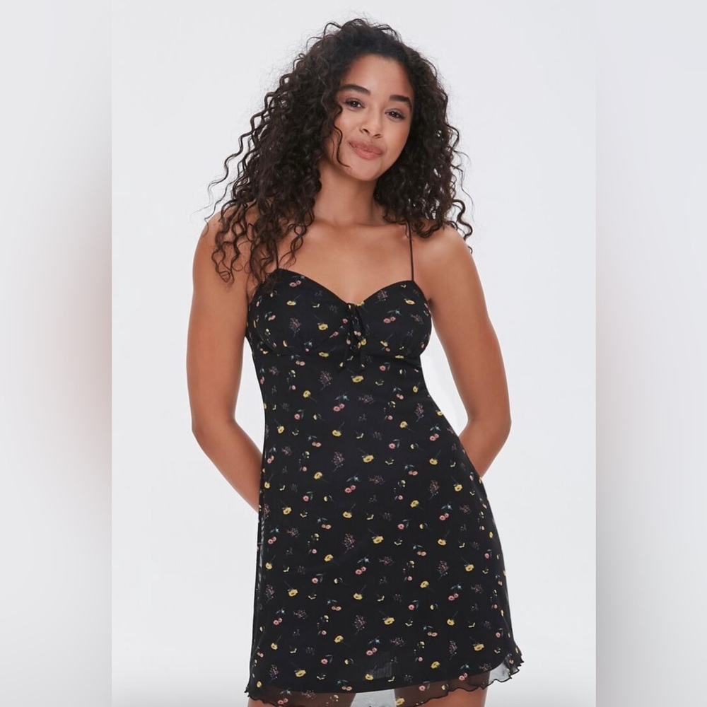 Forever 21 Floral Print Mini Dress